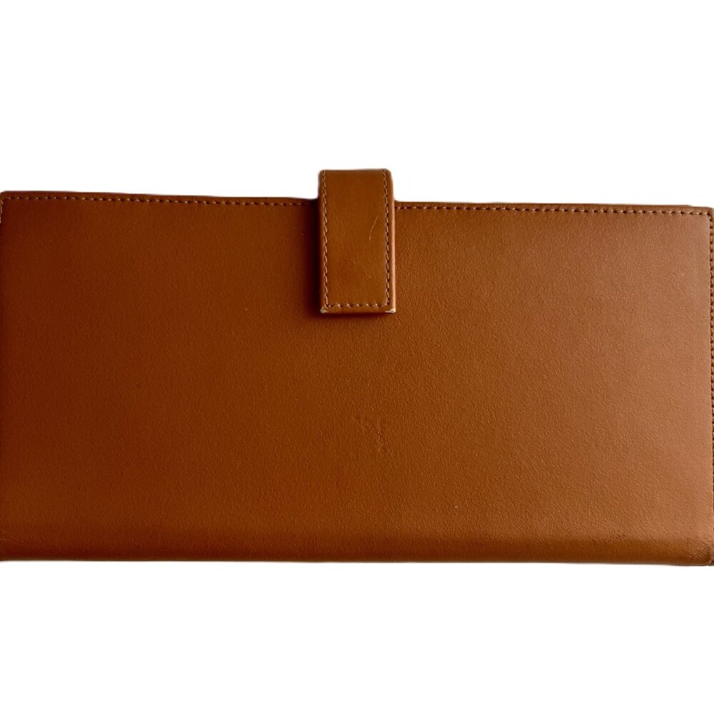 Vintage Chic Travel Wallet / Passport Wallet / Red Envelope Belden Travel Wallet